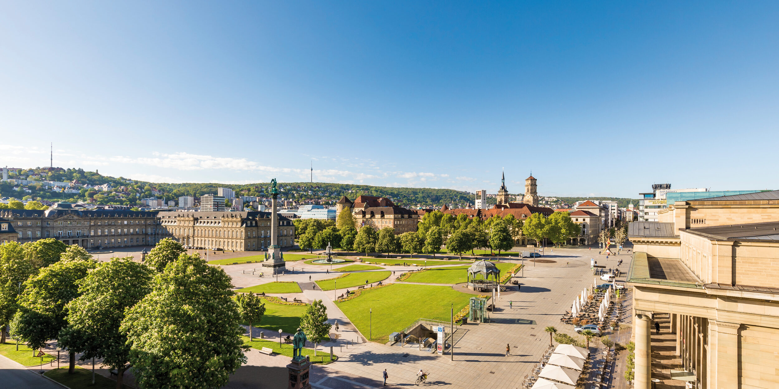 Neues Schloss, Altes Schloss, Königsbau, Schloßplatz, Stuttgart